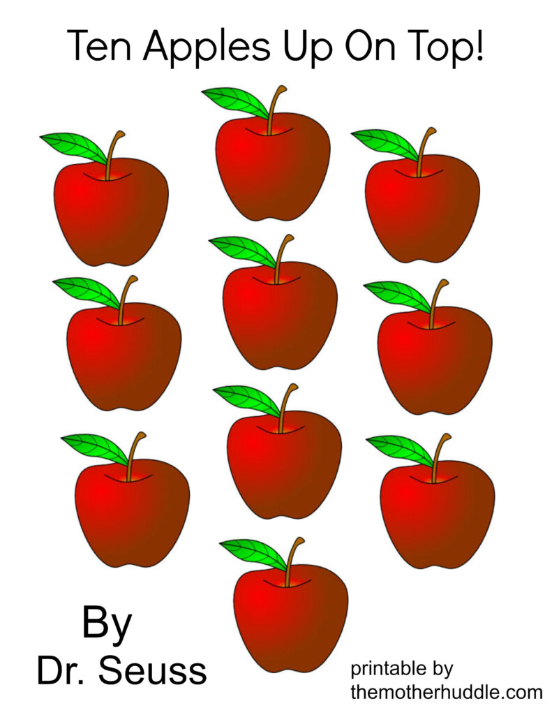 10 Apples Up On Top Free Printables