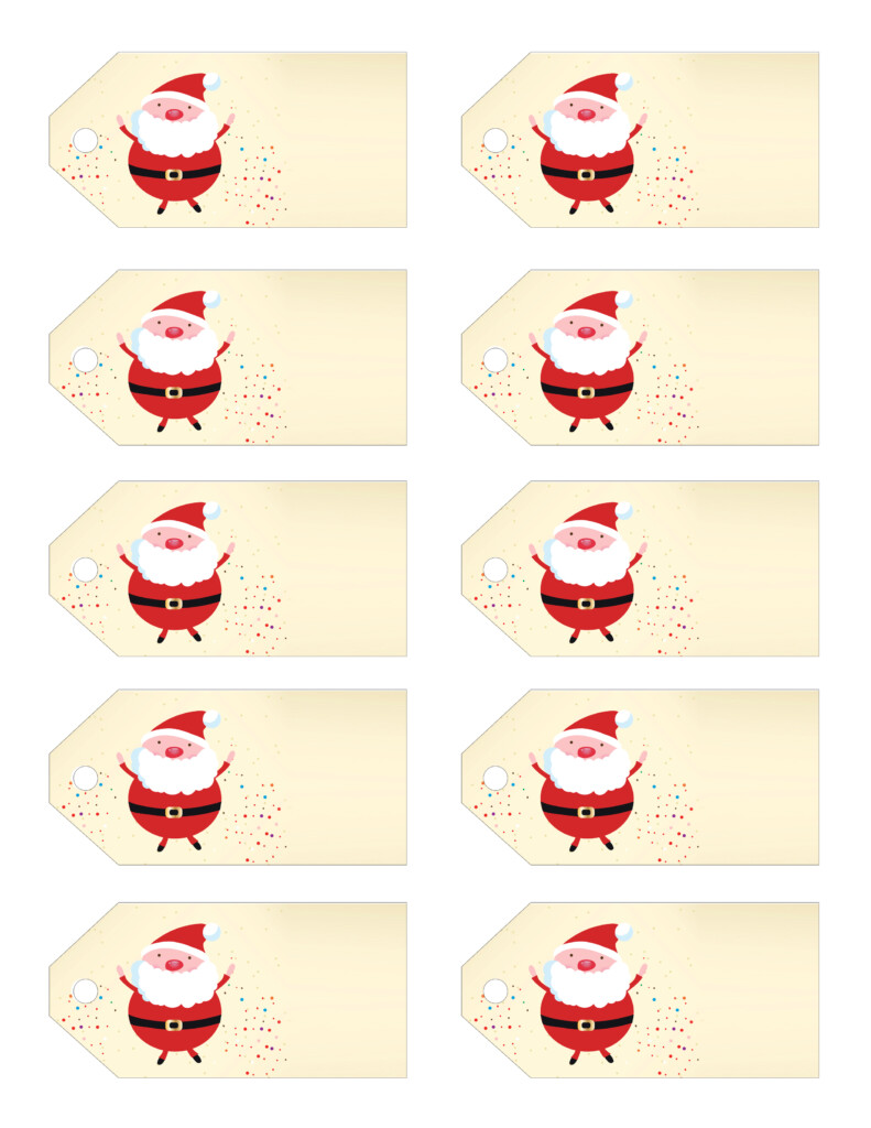 10 Best Free Printable Christmas Gift Tags From Santa PDF For Free At 
