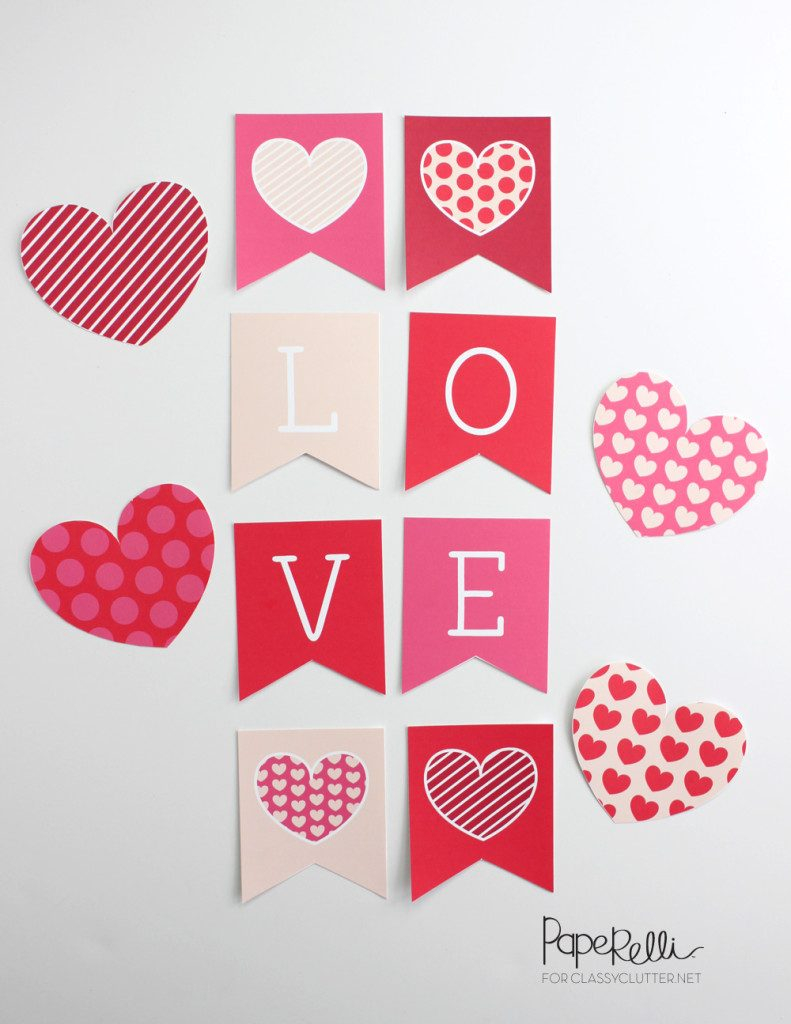 10 FREE Printable Valentine s Day Banners Printables 4 Mom