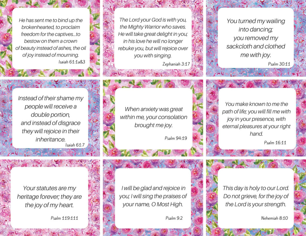 100 Amazing and FREE Printable Scripture Cards