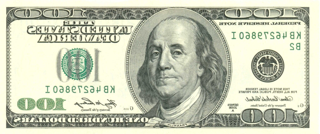 100 Dollar Bills Printable Printable Calendar