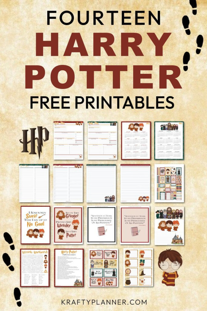 14 Harry Potter Free Printables Artofit