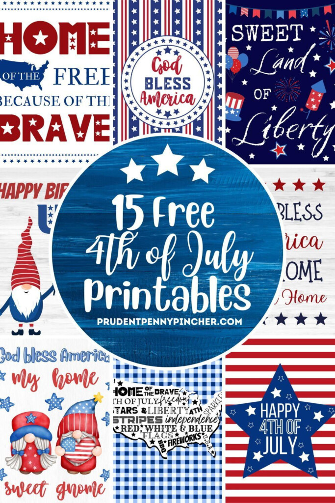 15 Free 4th Of July Printables Artofit