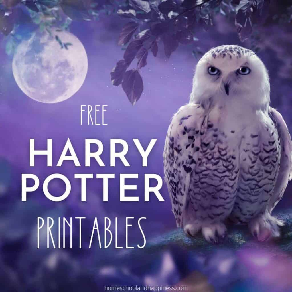 22 Free Harry Potter Printables For Kids