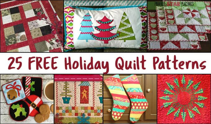 25 Free Christmas Quilt Patterns Freemotion By The River