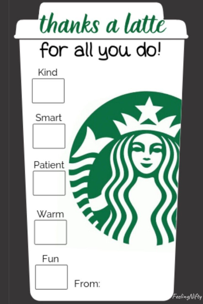 4 Easy quot Thanks A Latte quot Teacher Appreciation Gift Ideas FREE 