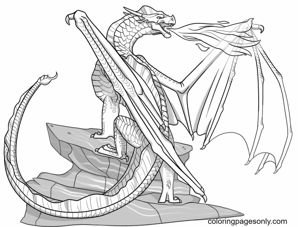 56 Wings Of Fire Coloring Pages Free Printable For Kids And Adults