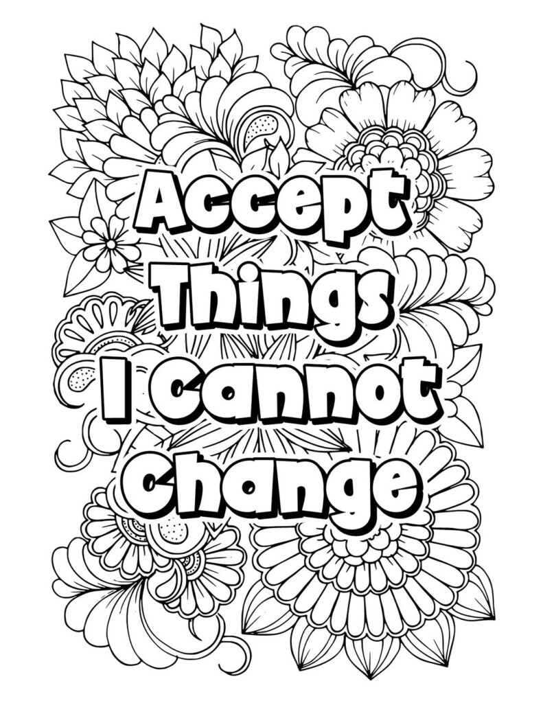 Al anon Recovery Coloring Page For Retreats Meetings Or Serenty Etsy
