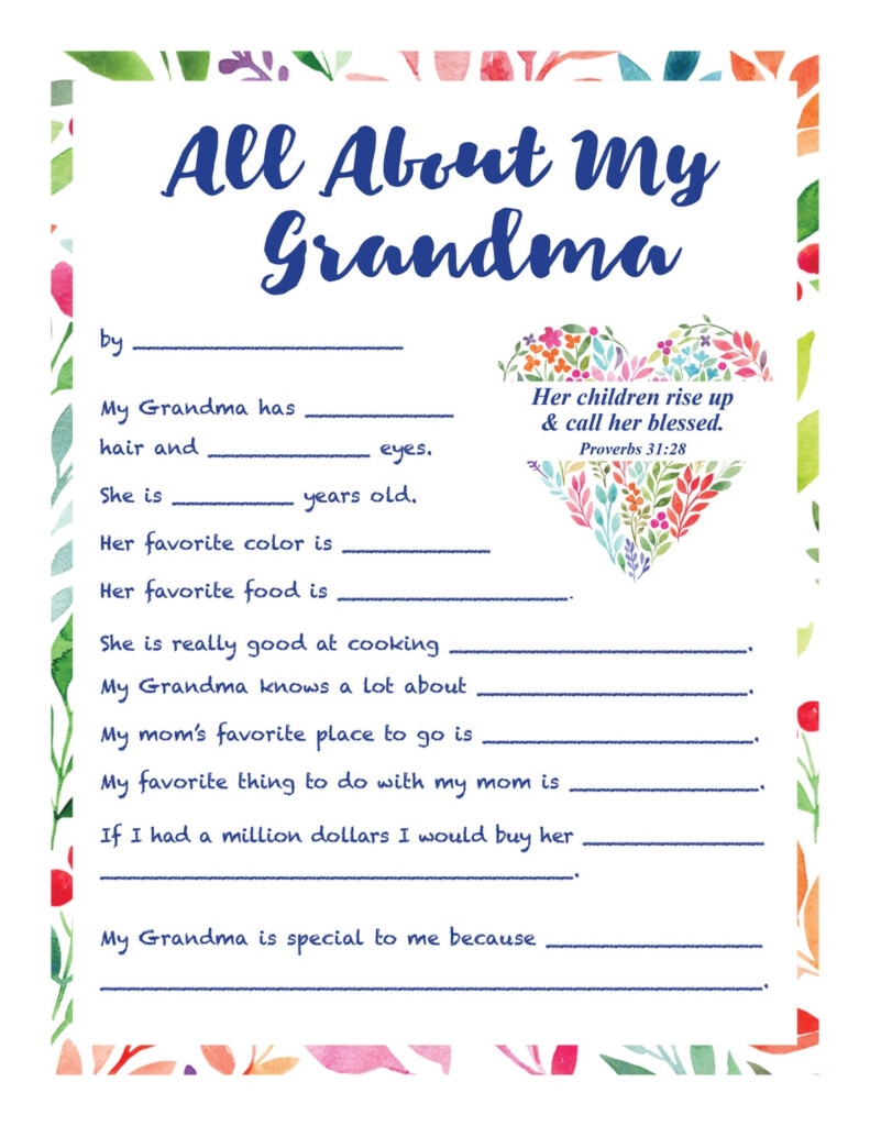 All About Grandma Free Printable Free Templates Print Vrogue co