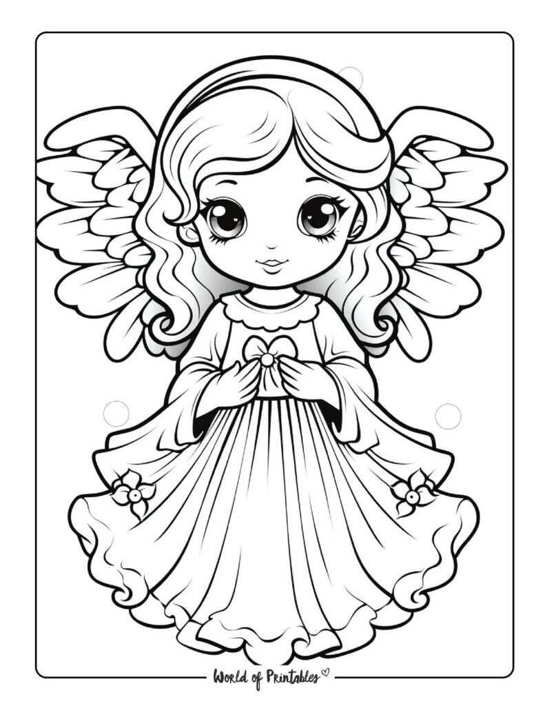 Angel Coloring Page