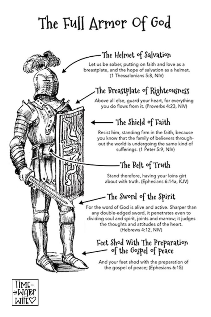 Armor Of God Free Printables Free Printable Templates