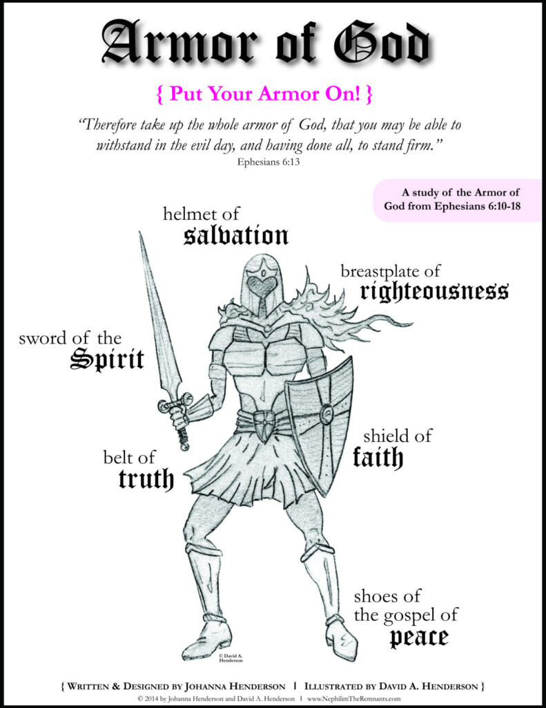 Armor Of God Free Printables Printable Templates Free