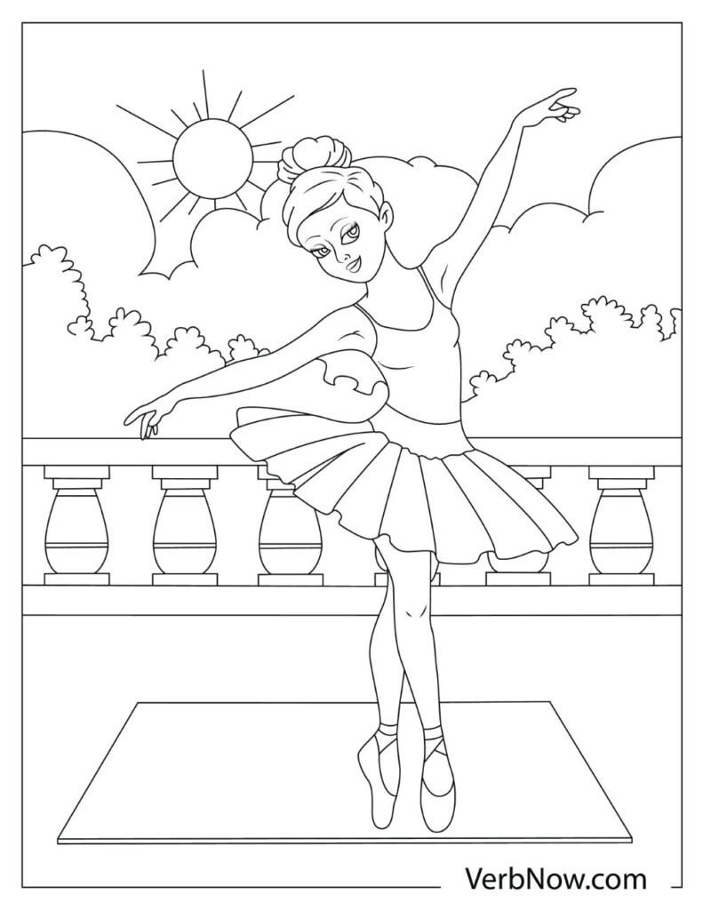 Ballerina Printable Coloring Pages