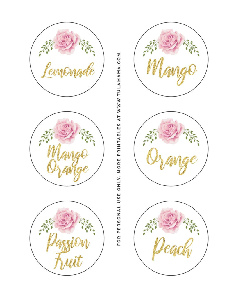 Beautiful Mimosa Bar Sign And Free Printables To Impress Tulamama