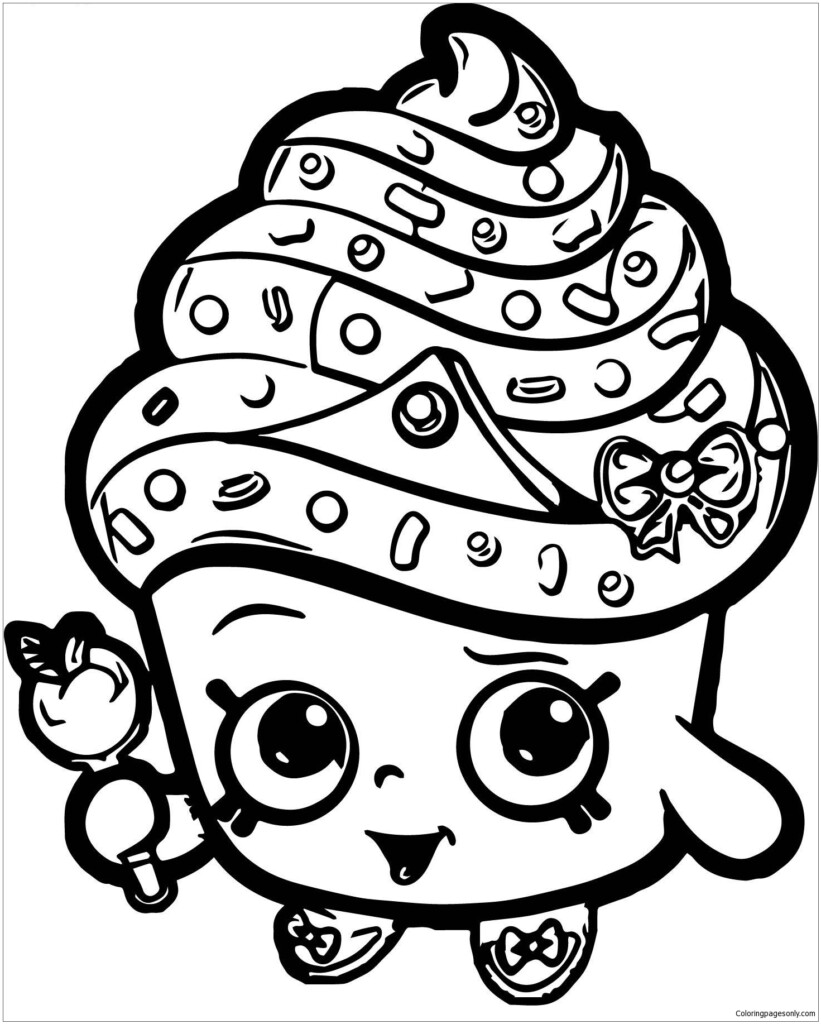 Best Of Shopkins Coloring Page Free Printable Coloring Pages