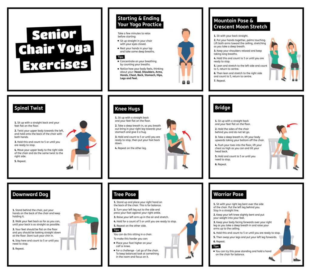 Best Printable Chair Yoga Poses PDF For Free At Printablee 43 OFF