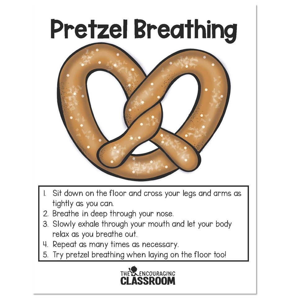 Breathing Exercises Cards And Calm Down Corner Kit Calming Strategies 