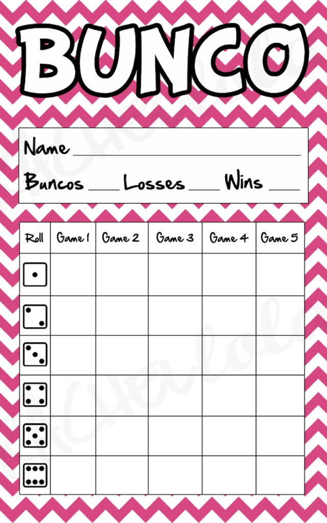 Bunco Score Sheets Free Printable Get Your Hands On Amazing Free 