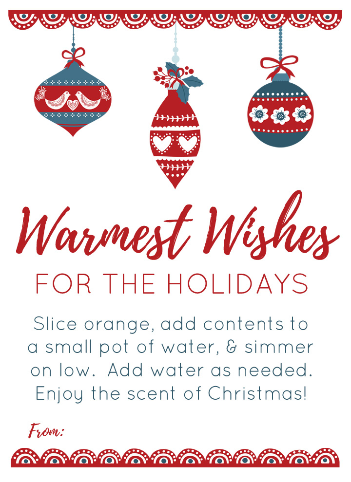 Christmas Simmer Pot Neighbor Gift with Free Printable Tags The 