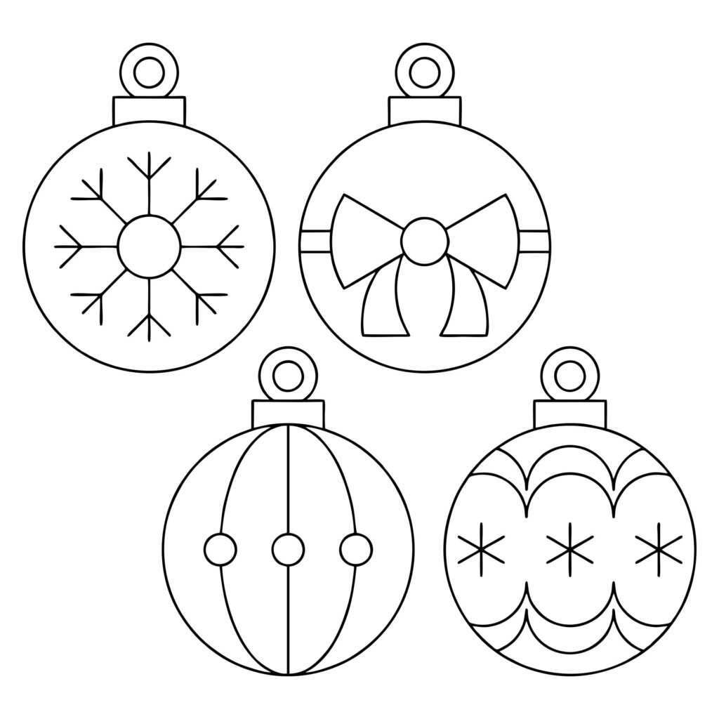 Christmas Tree Ornaments Free Printable Templates Coloring Pages Artofit