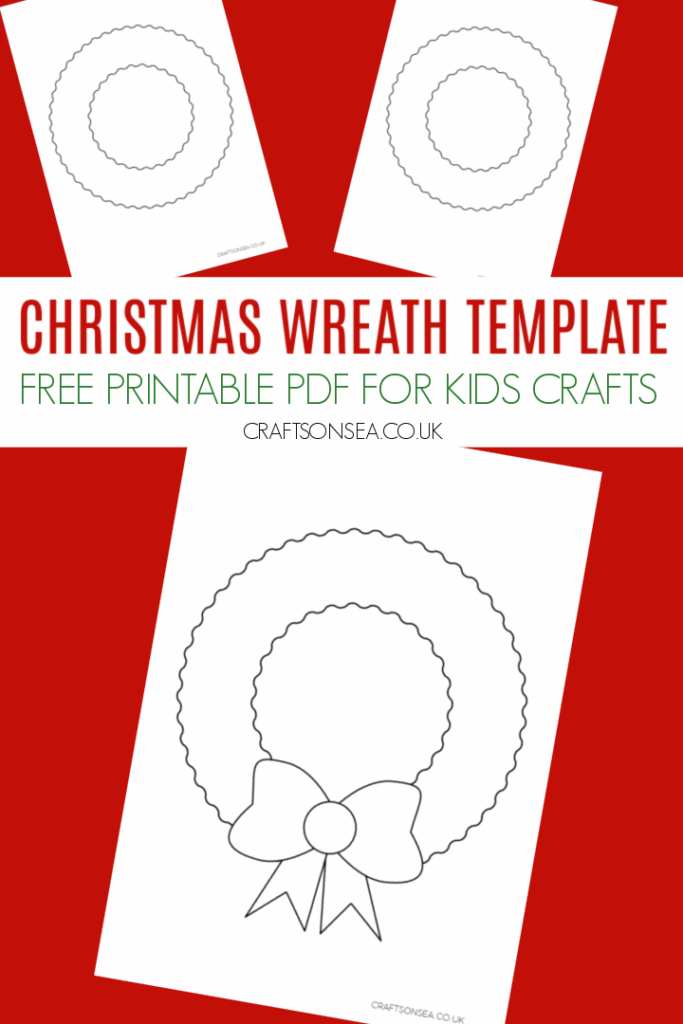 Christmas Wreath Template Free Printable Pdf Artofit