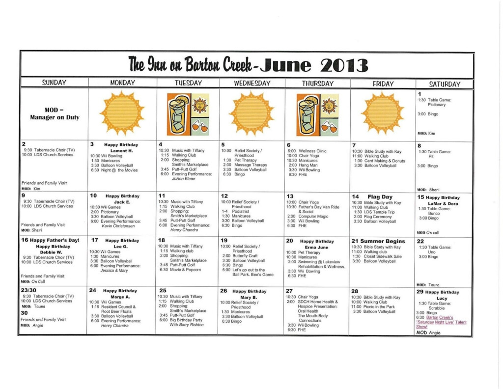 Daily Chronicle For Seniors 2023 Printable