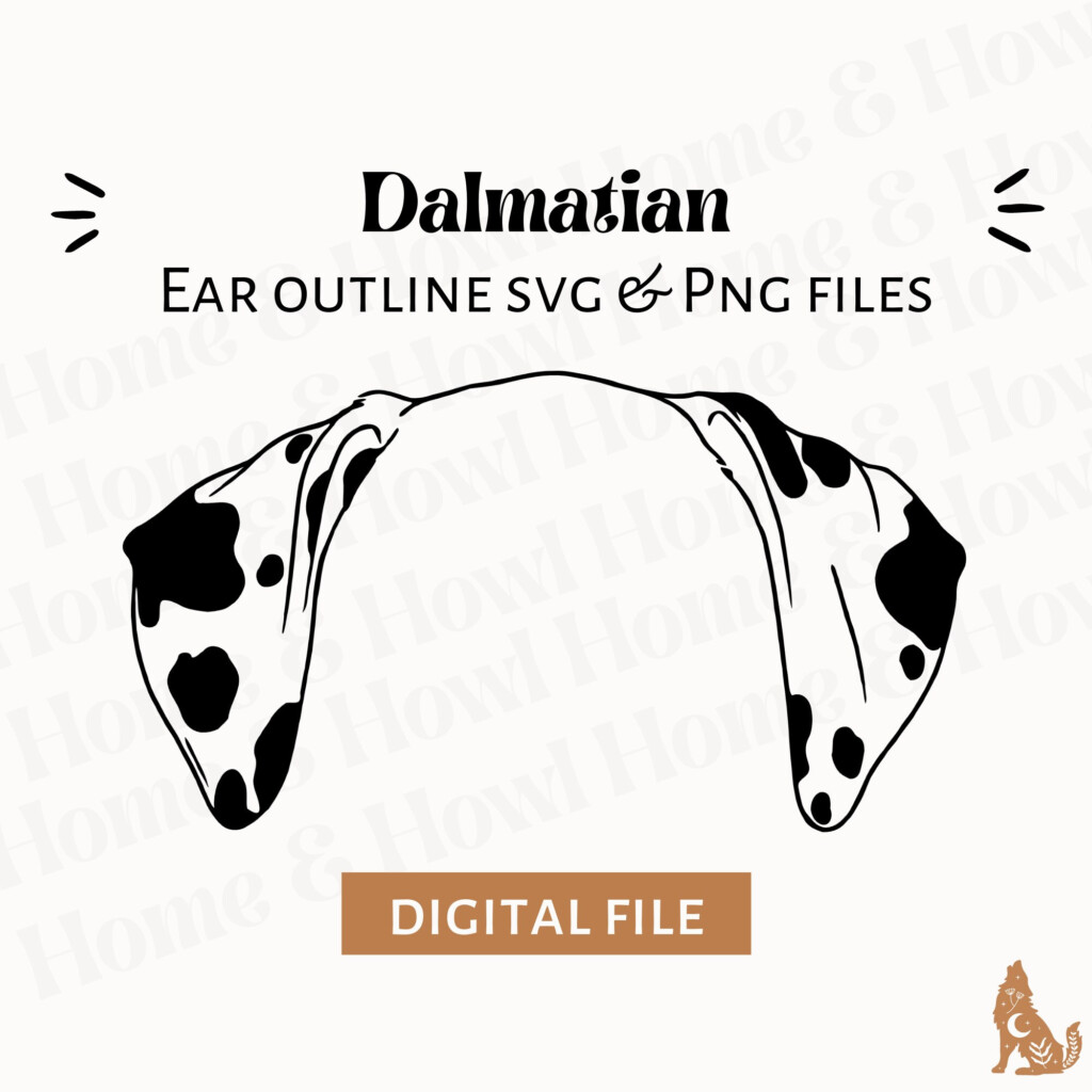 Dalmatian Ear Template