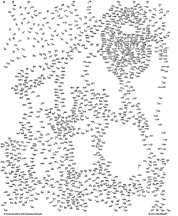 Dot To Dot To 1000 Printables