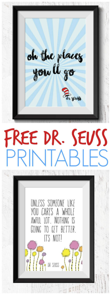 Dr Seuss Printable Quotes Free FREE PRINTABLE TEMPLATES