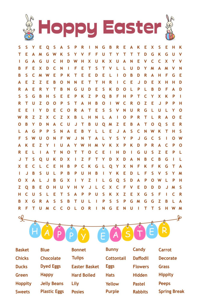 Easter Games For Adults 13 Free PDF Printables Printablee