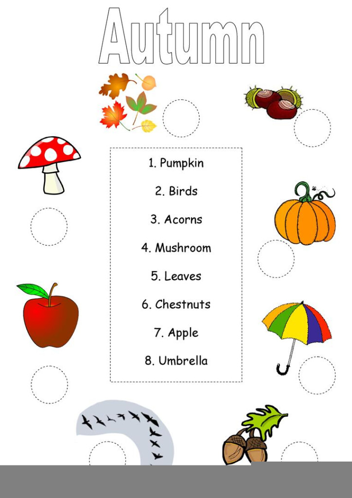 Fall Printable Worksheets