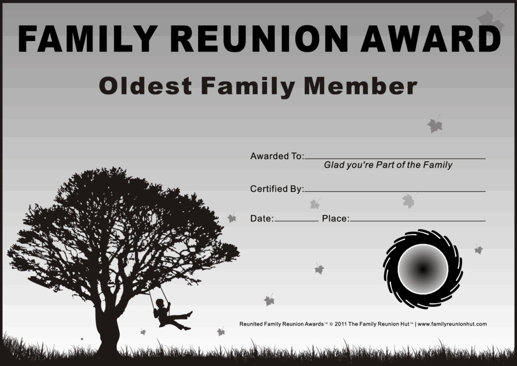 Family Reunion Certificates Down South 18 Is A Free Family Reunion 
