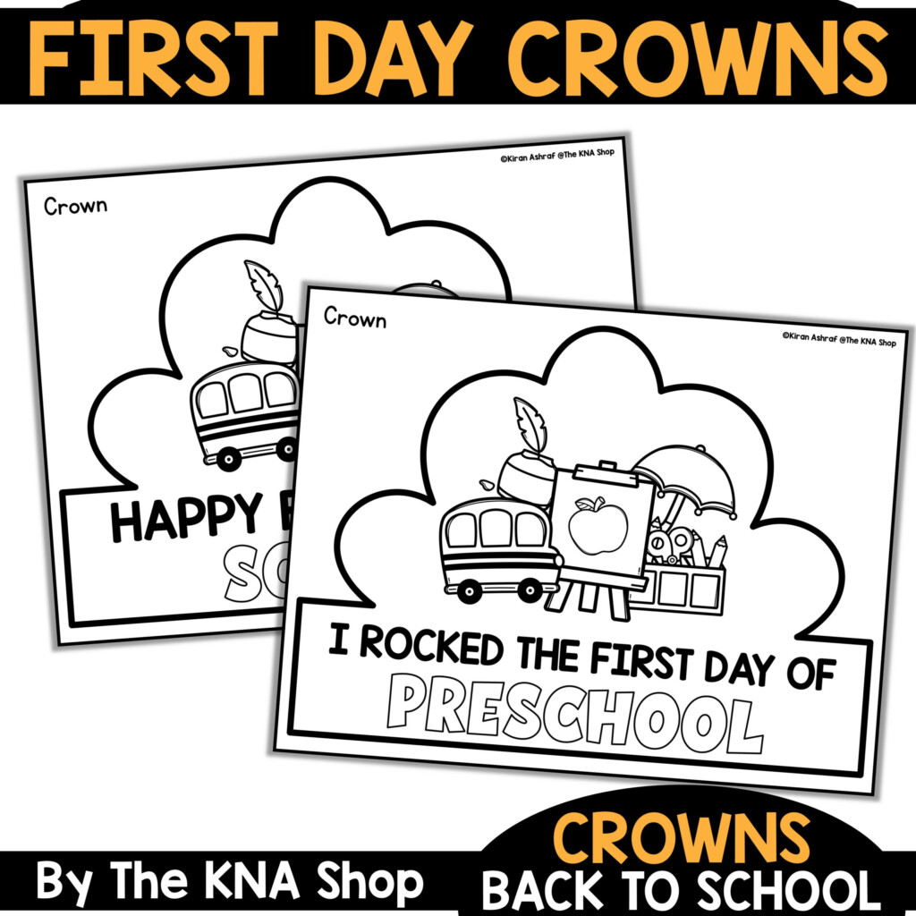 First Day Of School Activities Crowns Made By Teachers