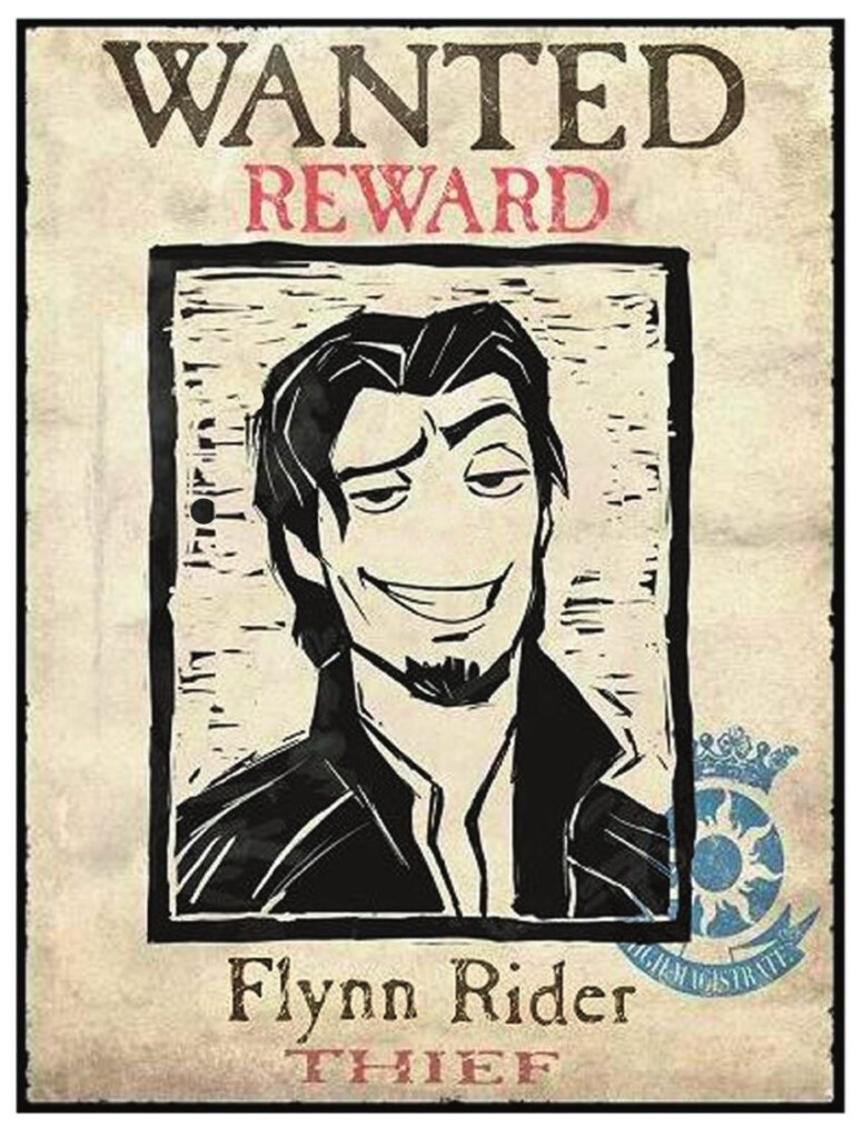 Flynn Rider Wanted Poster Printable