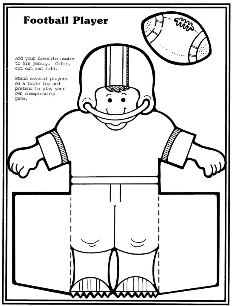 Football Printable Template