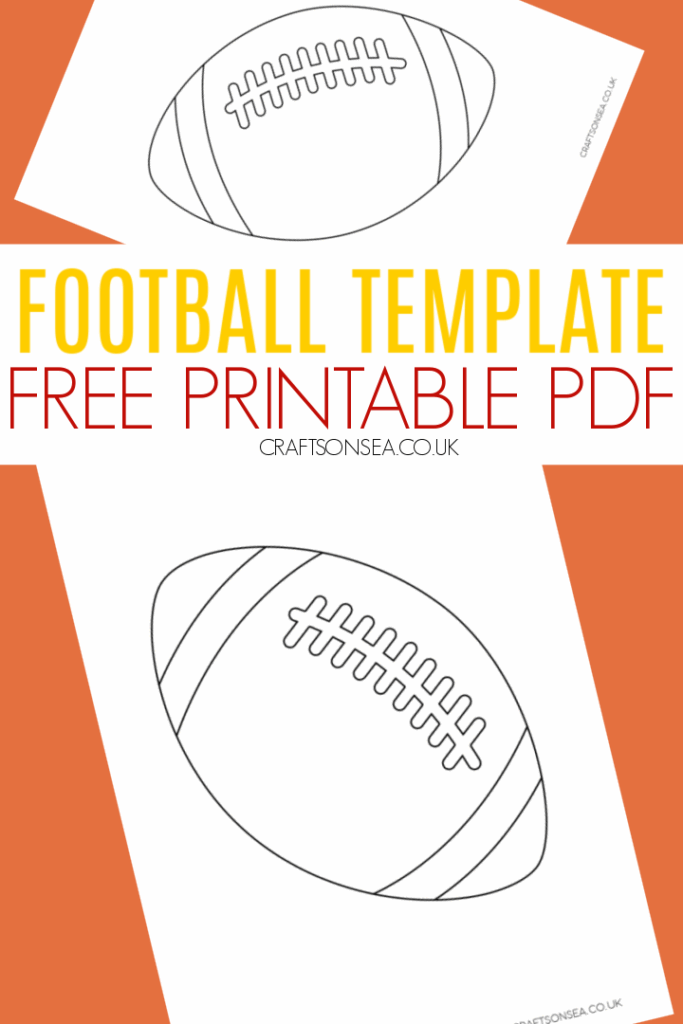 Football Template FREE Printable PDF Football Template Templates 