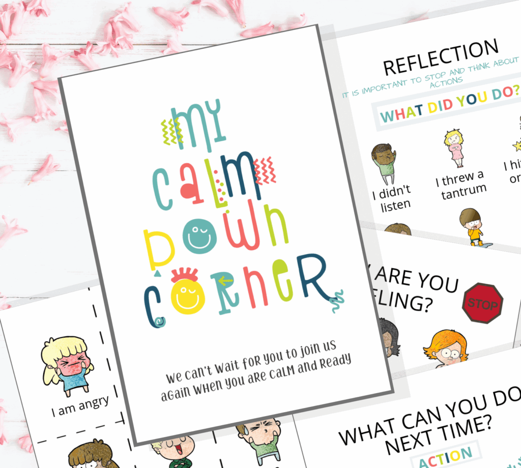 Free Calm Down Corner Printables Printable Templates