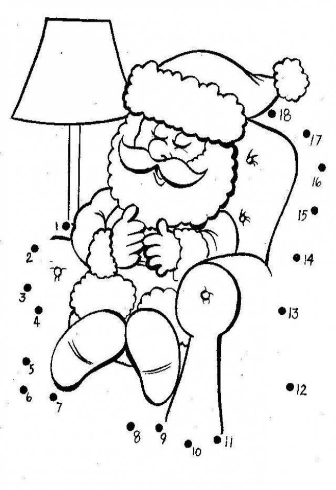Free Christmas Dot To Dot Printables Printable Templates Protal