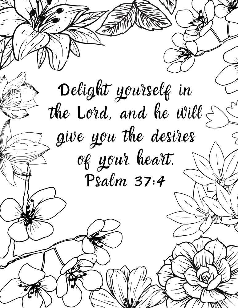Free Coloring Pages Bible Verses For Kids And Adults