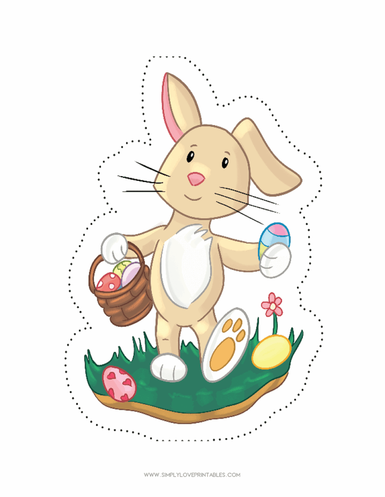 Free Easter Printable Cutouts Simply Love Printables