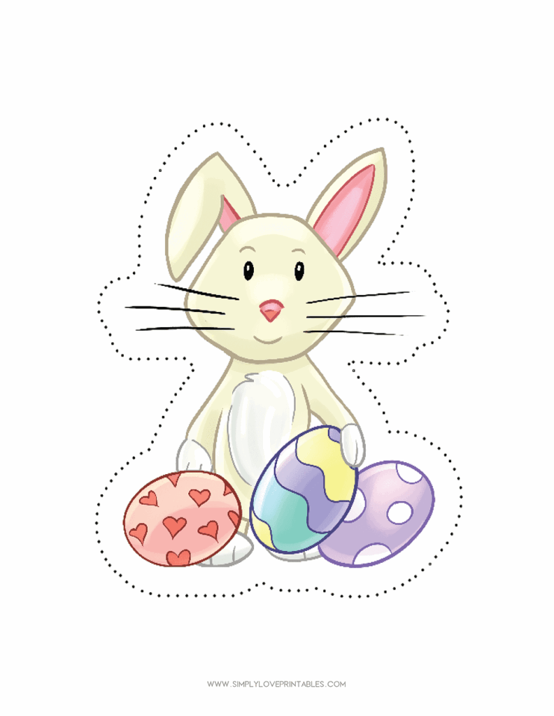 Free Easter Printable Cutouts Simply Love Printables