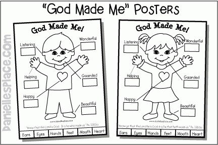 Free God Made Me Special Printable Pack Bible Lessons Vrogue co