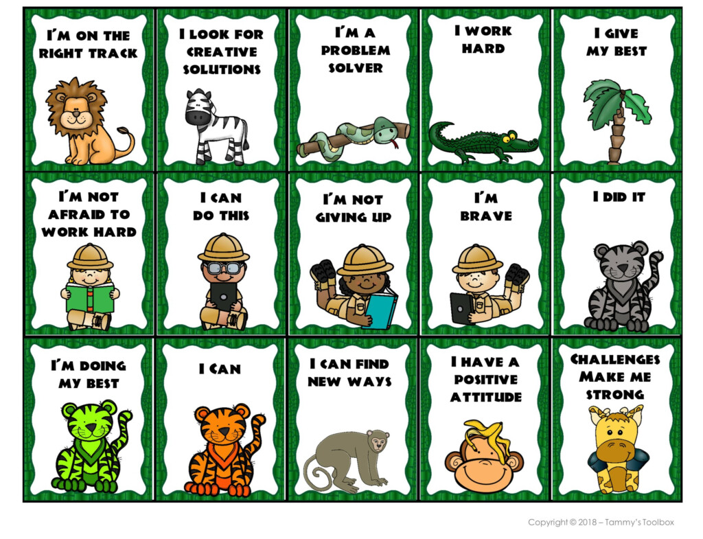 Free Jungle Themed Classroom Printables Printable Templates