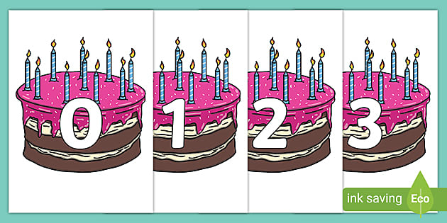 FREE Numbers 0 30 On Cakes professor Feito Twinkl