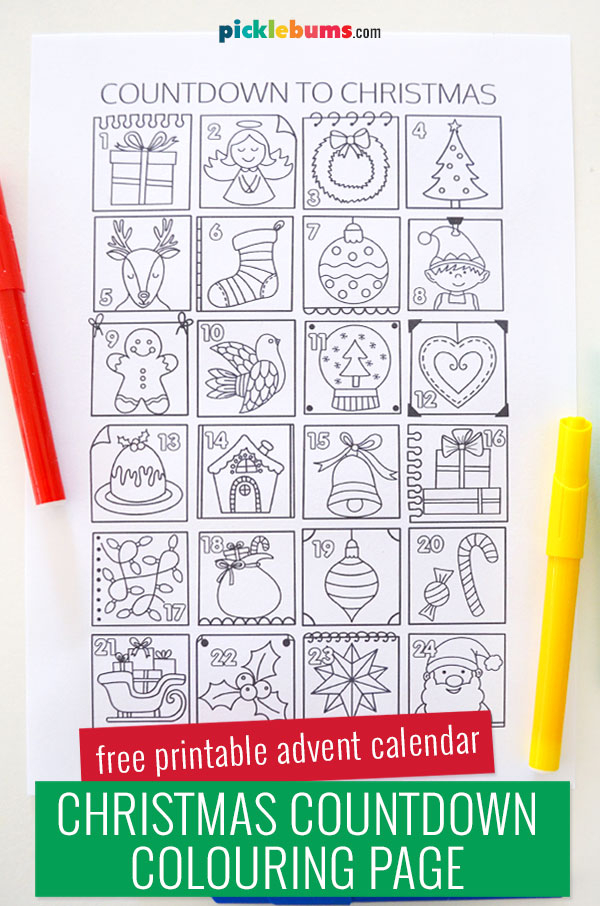 Free Printable Advent Calendars