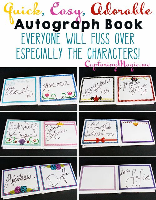 Free Printable Autograph Books