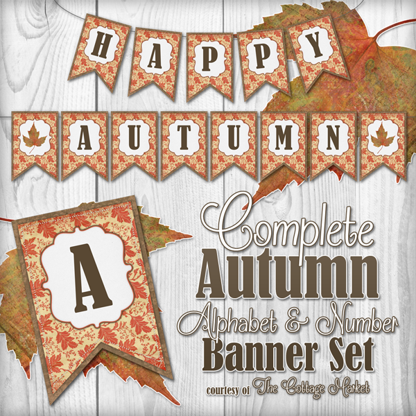 Free Printable Autumn Banner Set With Extras The Cottage Market