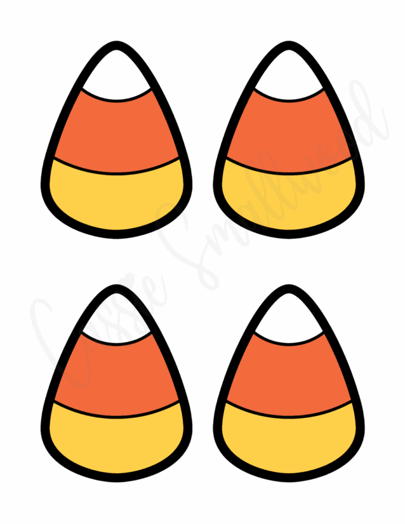 Free Printable Candy Corn Template