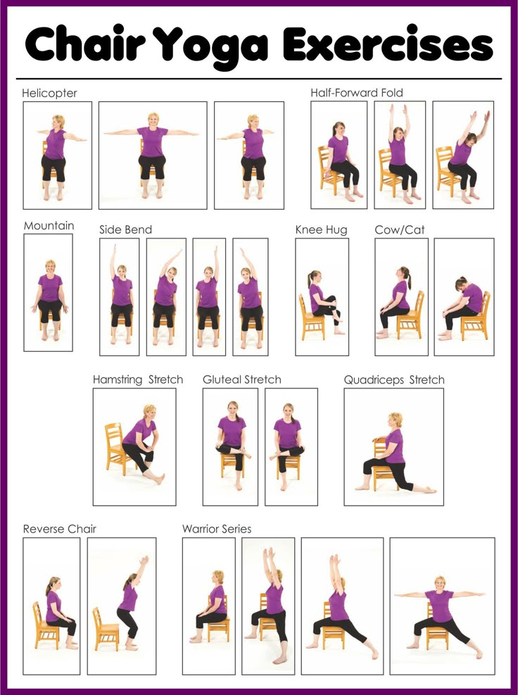 Free Printable Chair Yoga For Seniors Pdf