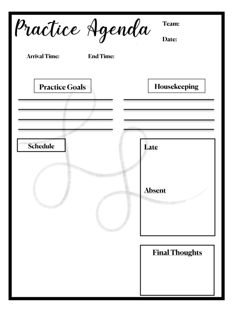 Free Printable Cheer Coach Binder Printables